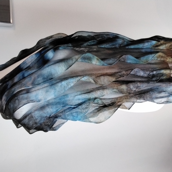 Ladies multi-coloured infinity scarf - Picture 5 of 7